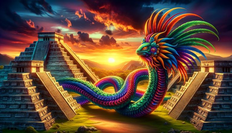 Quetzalcoatl Mesoamerican Feathered Serpent - Mythology Vault