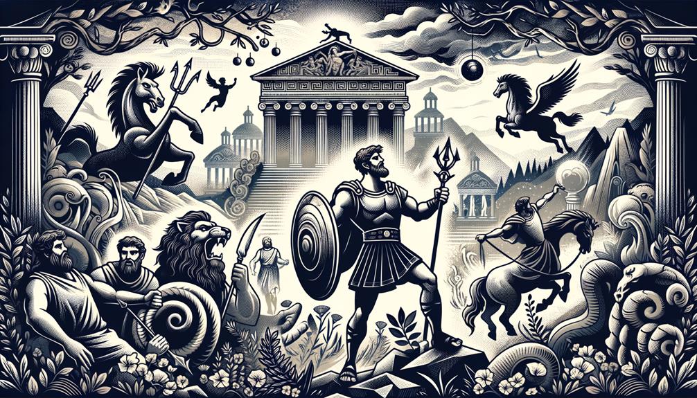 hercules mythological allies enemies and labors