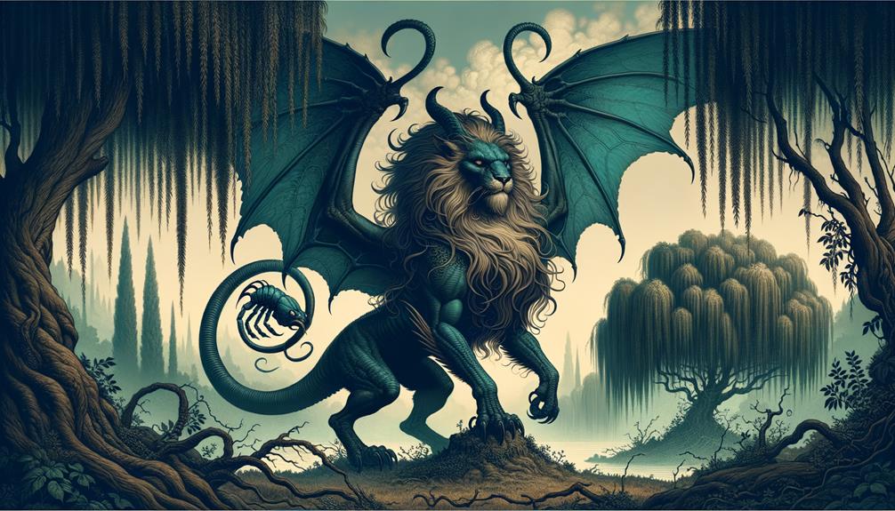 Manticore Gresk Mytologi