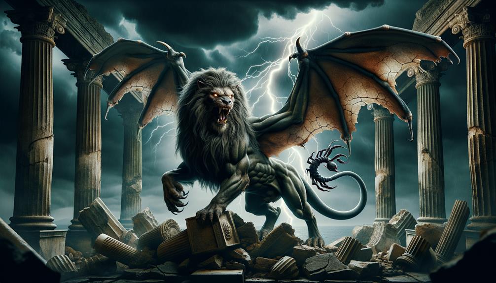 Manticore Mythology The Manticore The Manticore Was A Persian