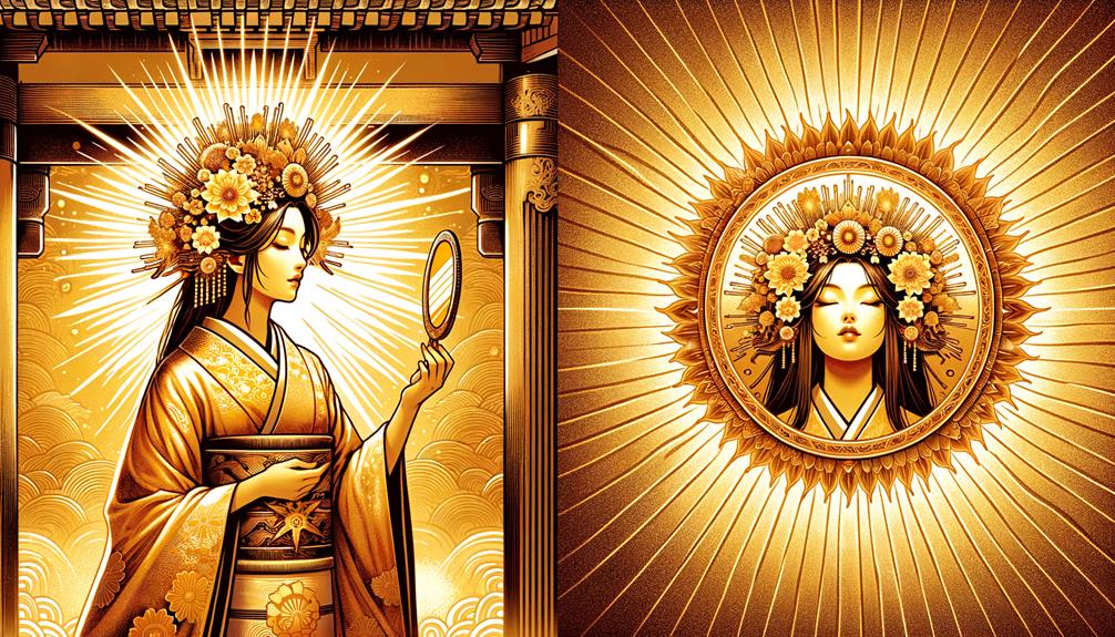 sun goddess and world creator