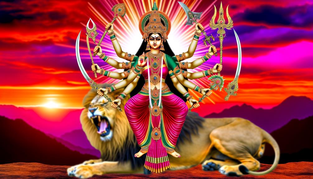 durga s divine power shines