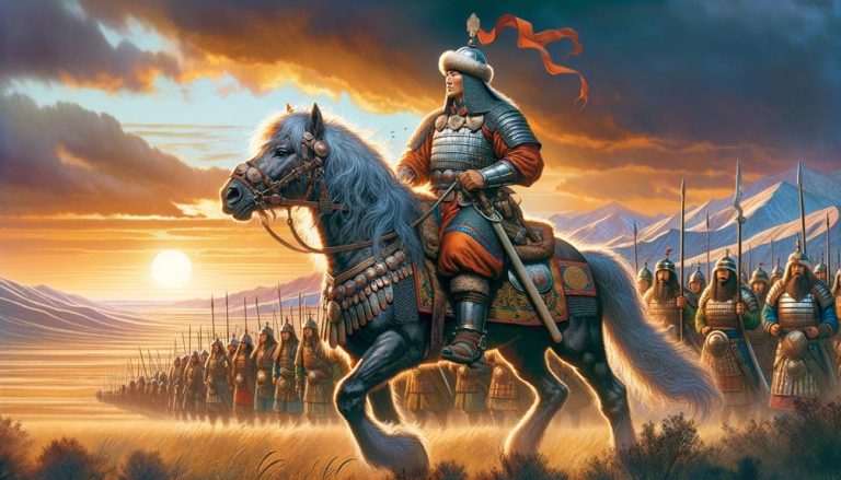 Genghis Khan Mongolian Conqueror - Mythology Vault