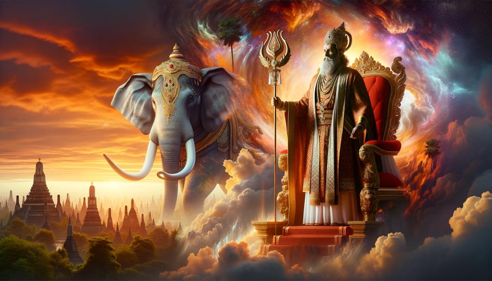 indra divine ruler of hindu gods