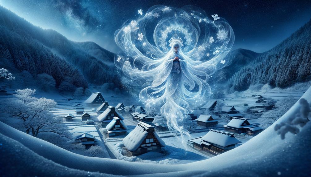 mysterious japanese snow spirit
