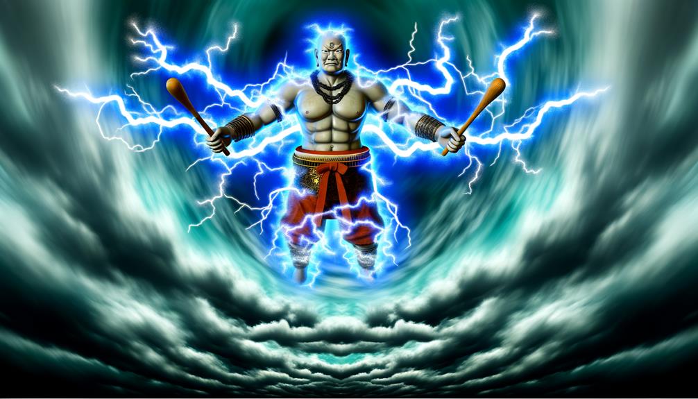 raijin s thunderous form and powers