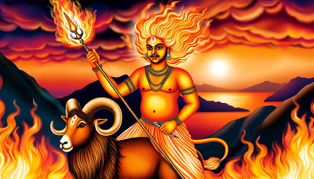 sacred fire deity agni