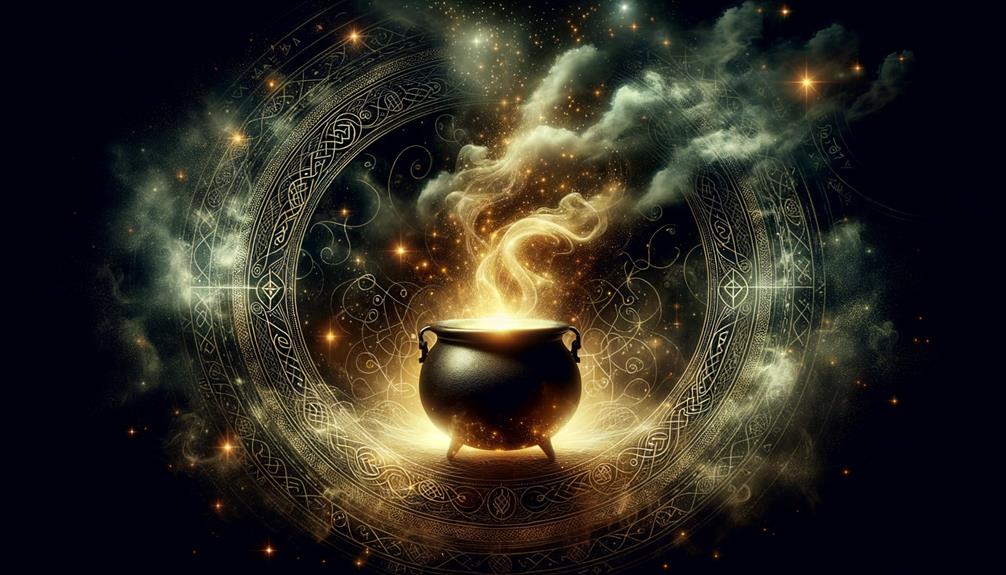 cauldron of mythical rebirth