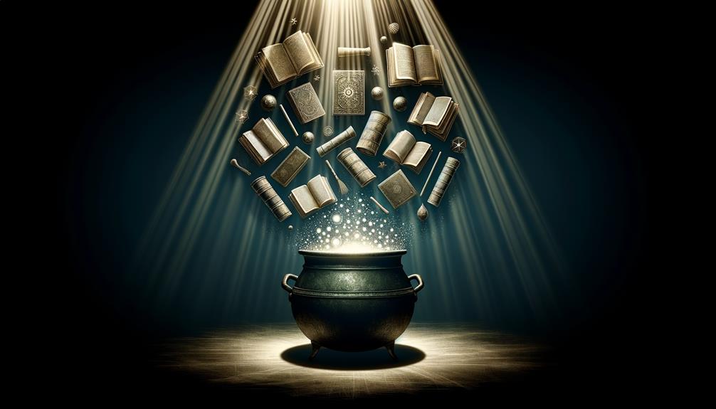 magic cauldrons in stories