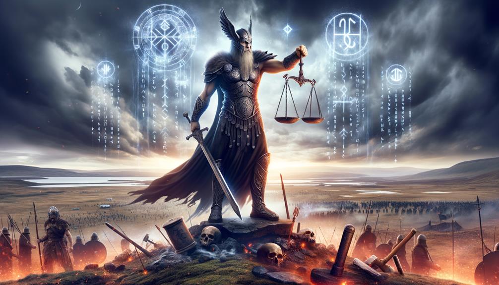 norse god tyr war justice