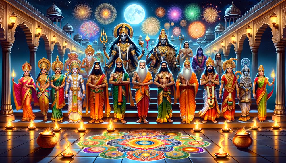 diwali s mythological origin story