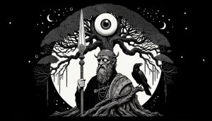 Odins Sacrifice on Yggdrasil - Mythology Vault