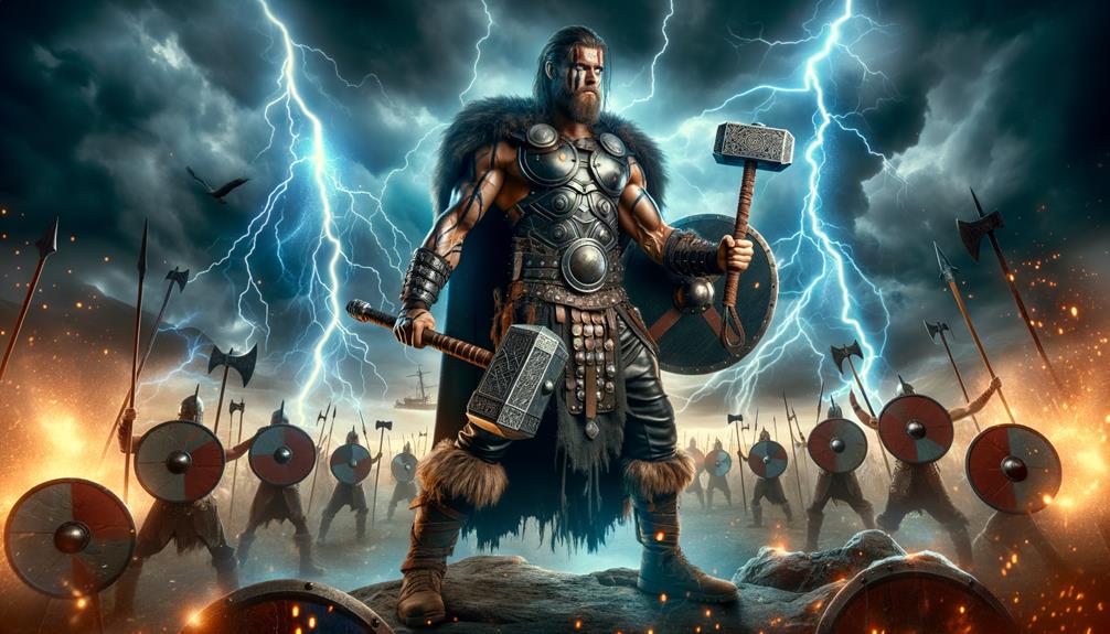 powerful viking warrior gear