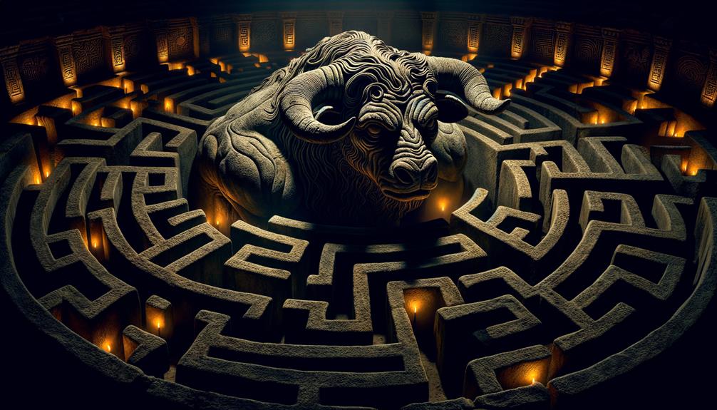 ancient labyrinth mythical creature