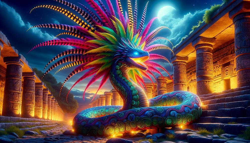 feathered serpent deity quetzalcoatl
