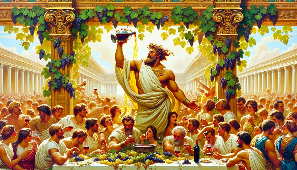 god of wine reverence