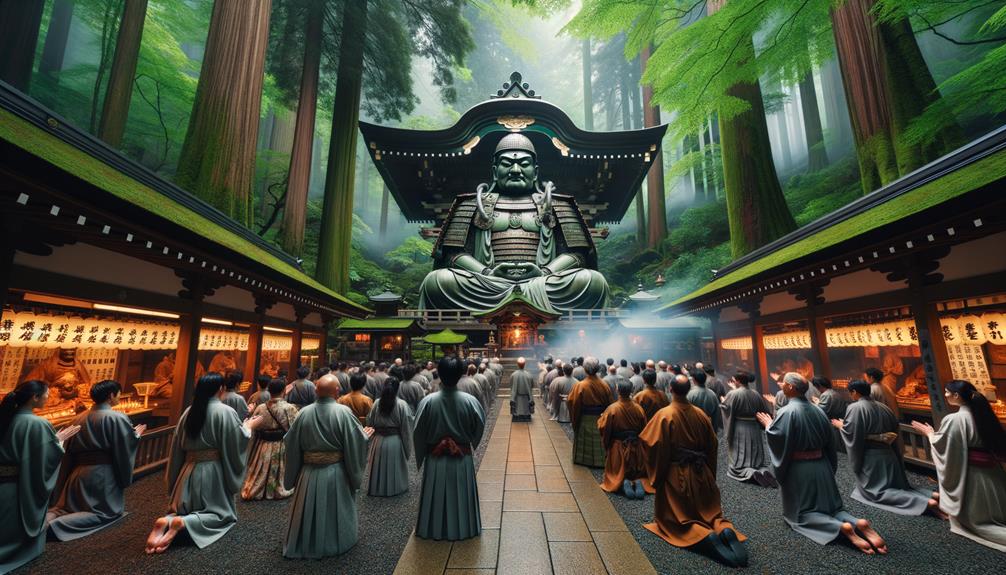 japanese religious practices blend