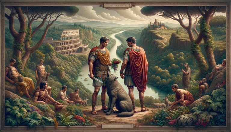 Romulus Remus Founding Rome - Mythology Vault