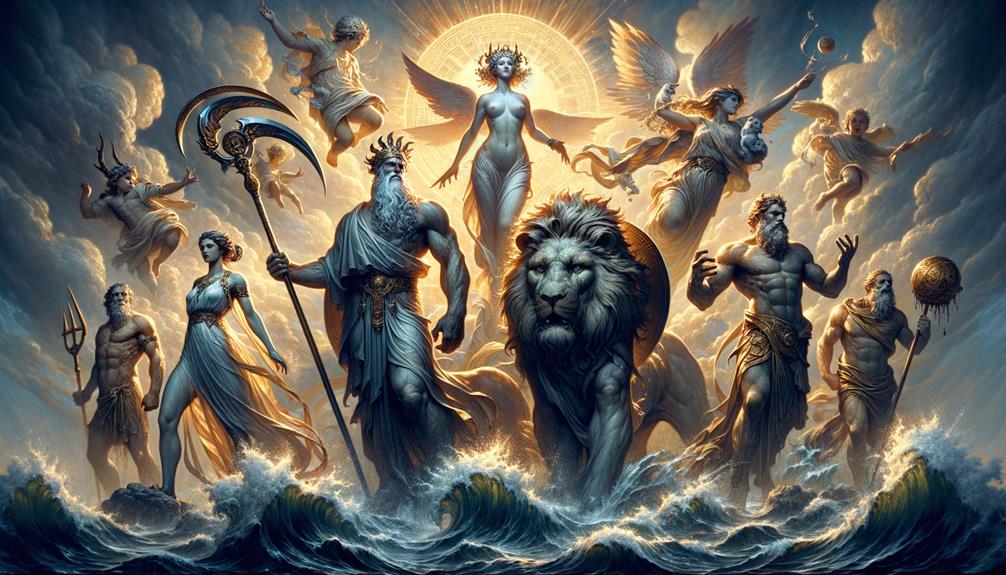 Titans Olympian Gods Predecessors - Mythology Vault