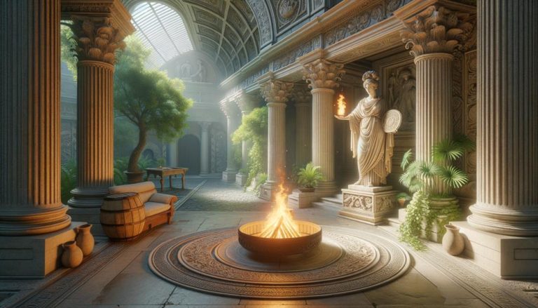 Vesta Goddess Hearth Home - Mythology Vault